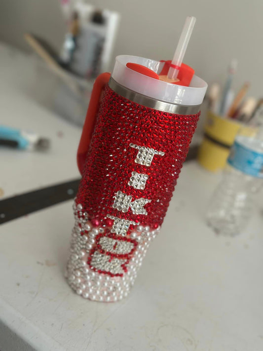 30oz Custome Rhinestone Stanley Tumbler